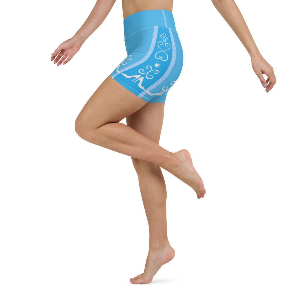 Princess Cinderella Costume Bounding Halloween Cosplay Yoga Shorts - Image 7