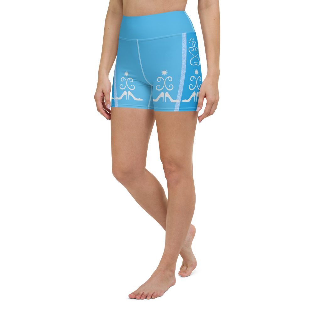 Princess Cinderella Costume Bounding Halloween Cosplay Yoga Shorts - Image 8