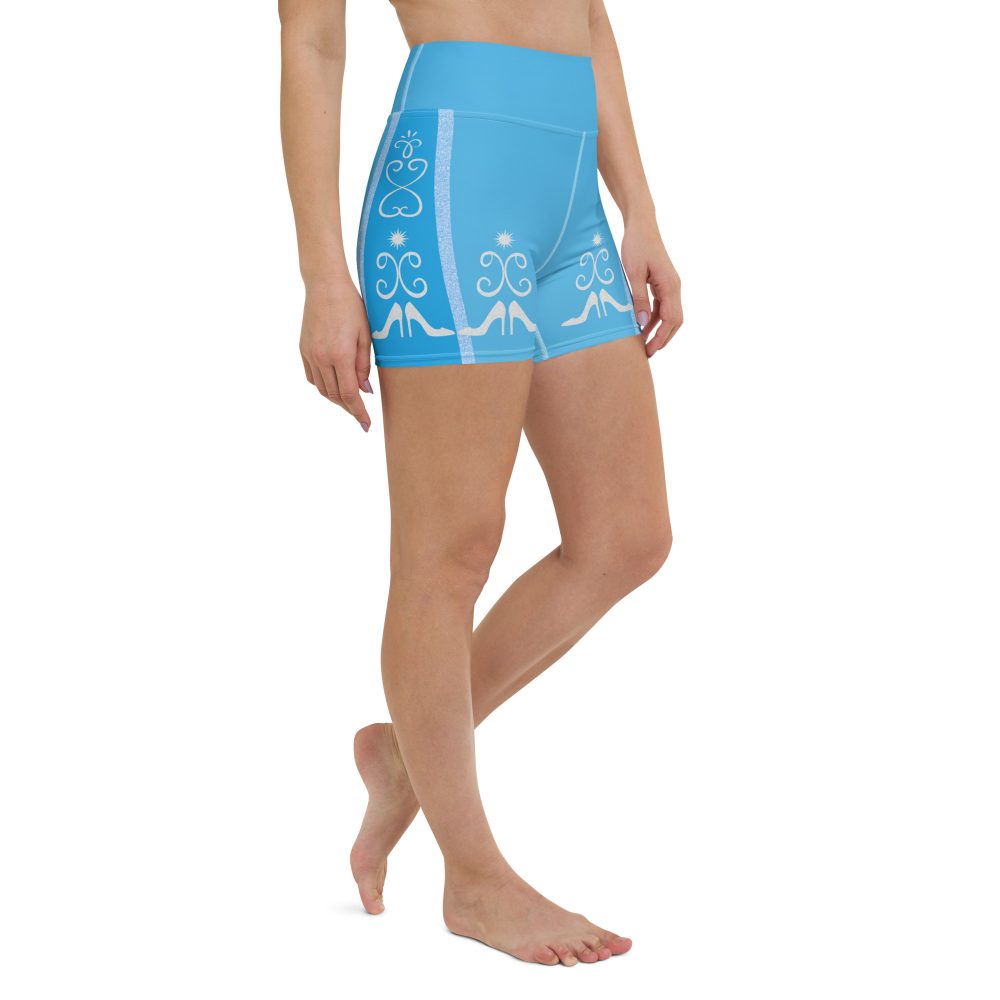 Princess Cinderella Costume Bounding Halloween Cosplay Yoga Shorts - Image 10