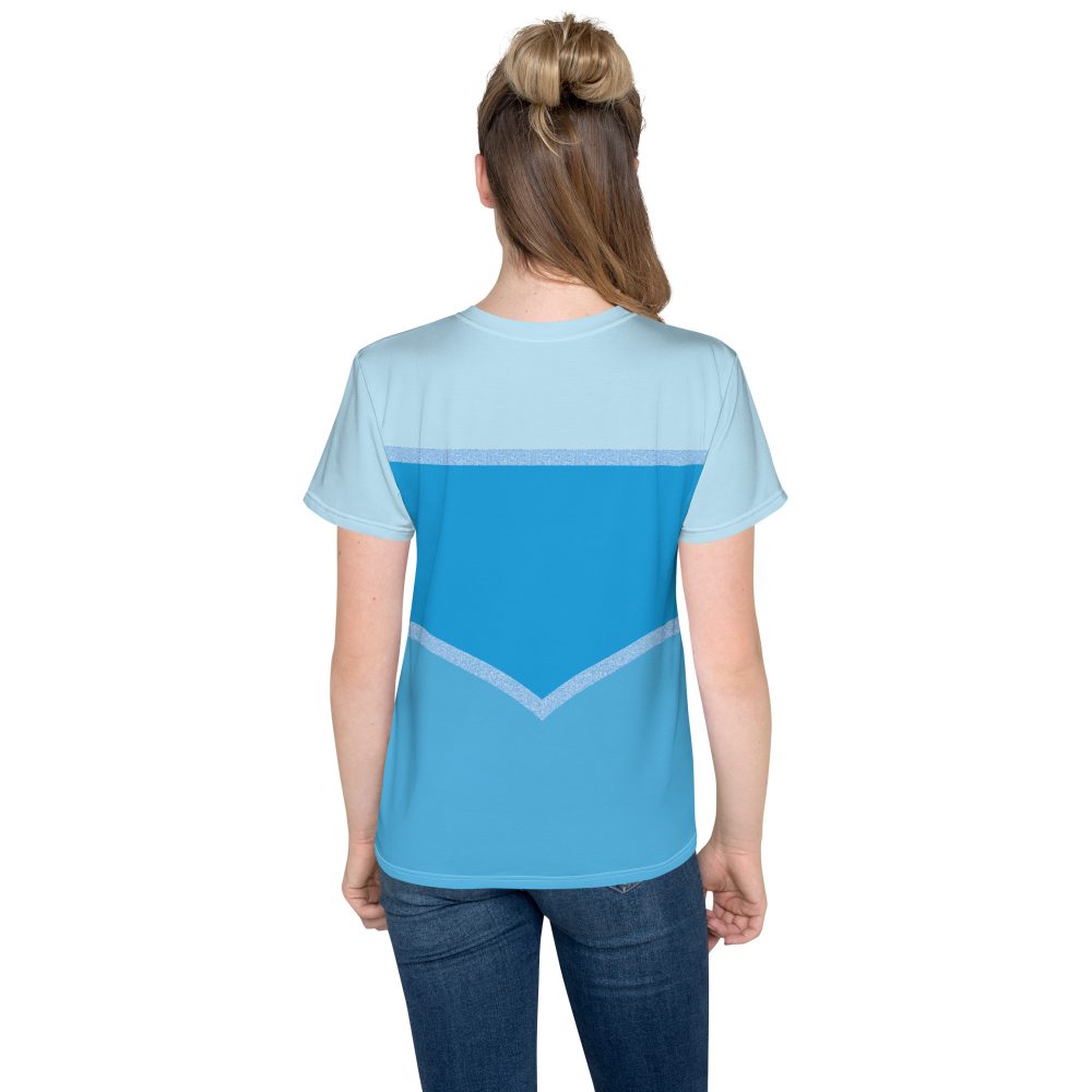 Princess Cinderella Costume Bounding Halloween Cosplay Youth crew neck t-shirt - Image 2