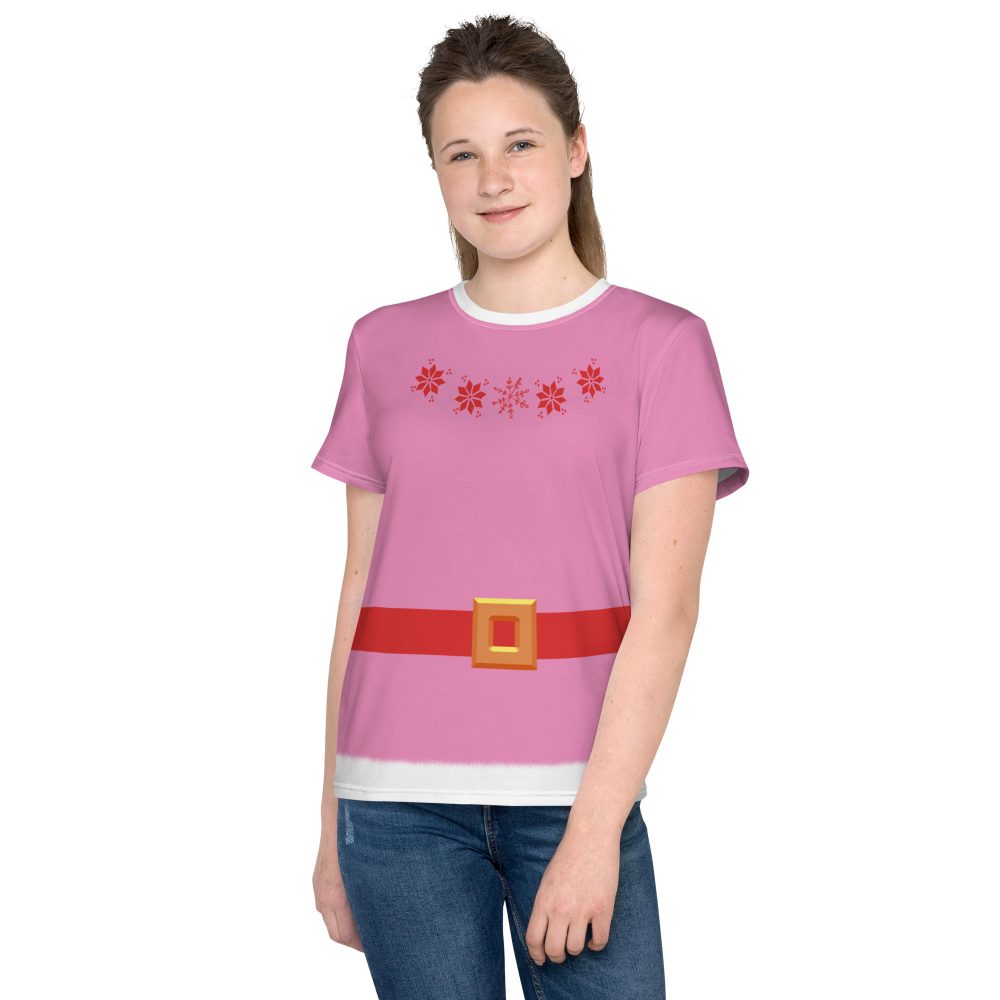 Jovie The Elf Christmas Costume Youth Short Sleeve T-Shirt