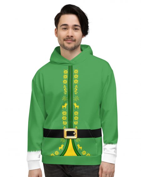 Buddy Elf Christmas Cosplay Costume Unisex Hoodie