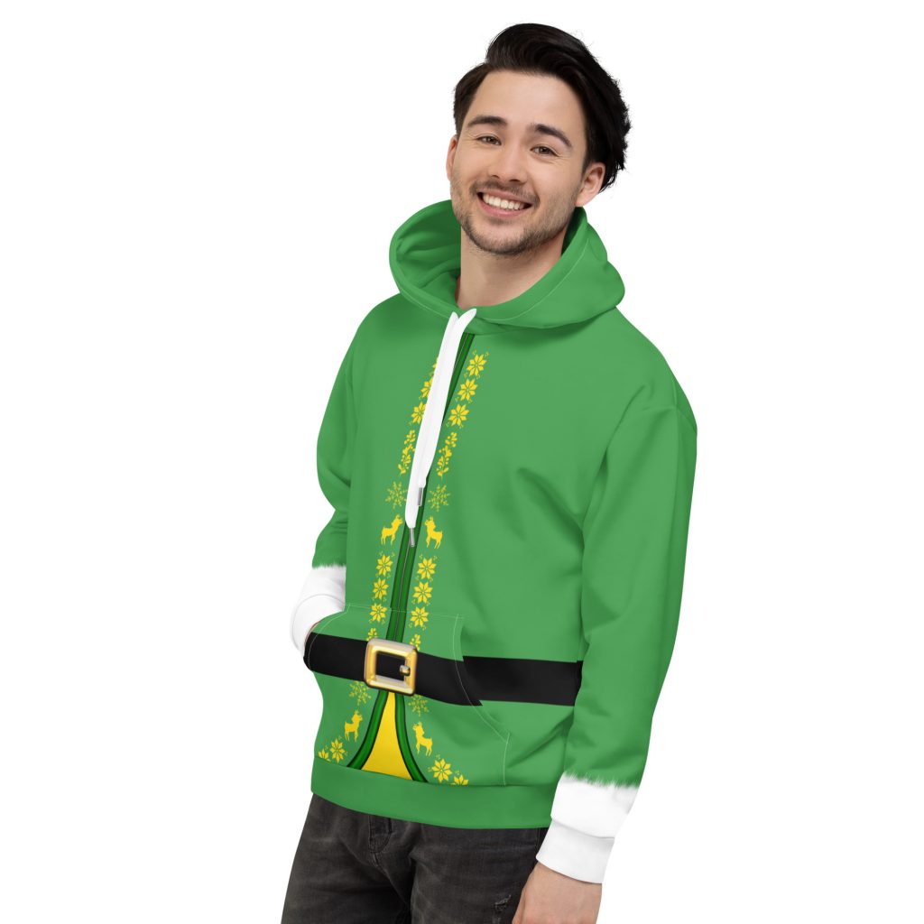 Buddy Elf Christmas Cosplay Costume Unisex Hoodie - Image 7