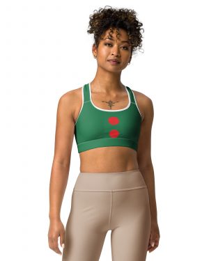 Christmas Elf Costume Festive Cosplay Sports bra