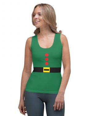 Christmas Elf Costume Festive Cosplay Tank Top