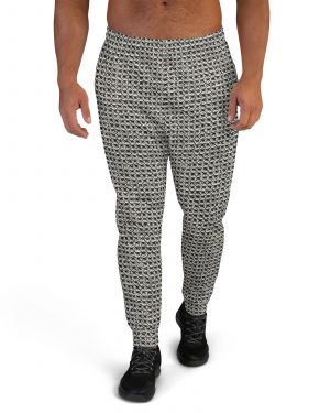 Medieval Chainmail Armor Print Men’s Joggers