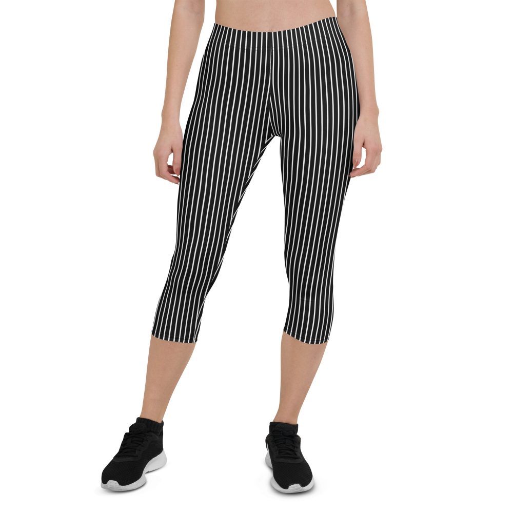 Jack Skellington Nightmare Before Christmas Costume Capri Leggings