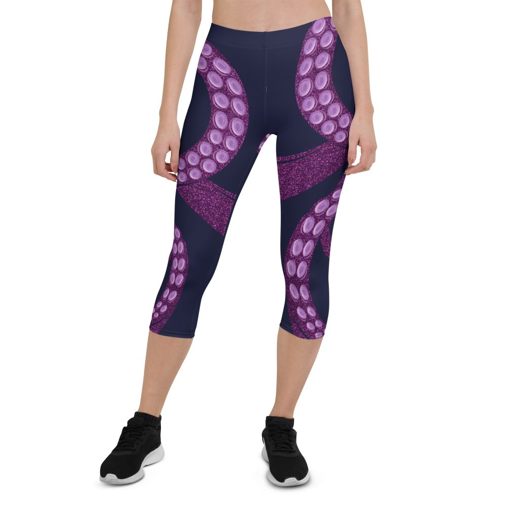 Ursula Costume Sea Witch Octopus Villain Capri Leggings