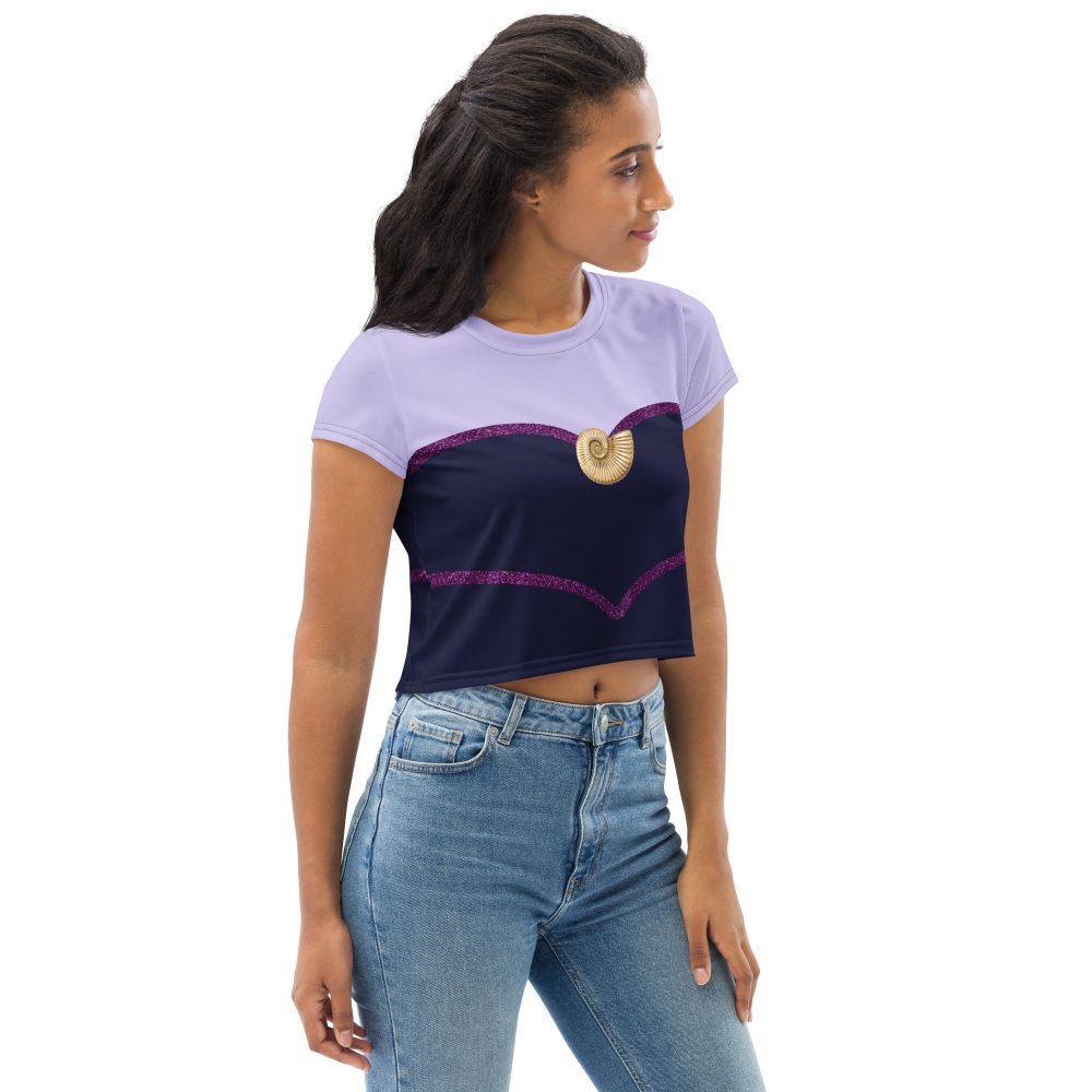 Ursula Costume Sea Witch Octopus Villain Crop Tee - Image 3