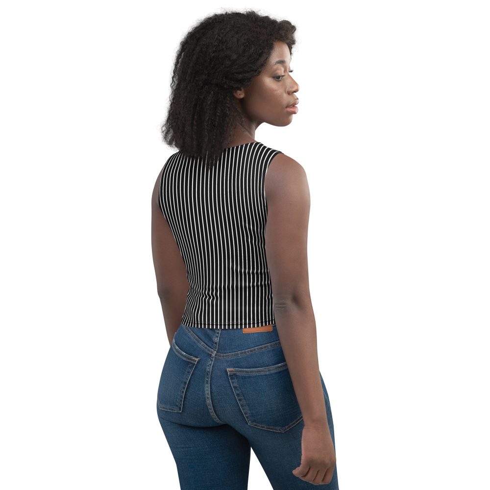 Jack Skellington Nightmare Before Christmas Costume Crop Top - Image 5