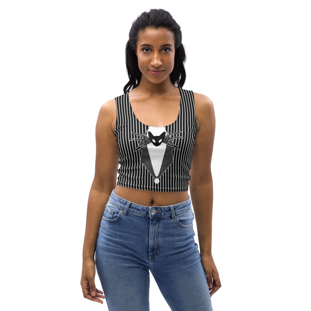 Jack Skellington Nightmare Before Christmas Costume Crop Top