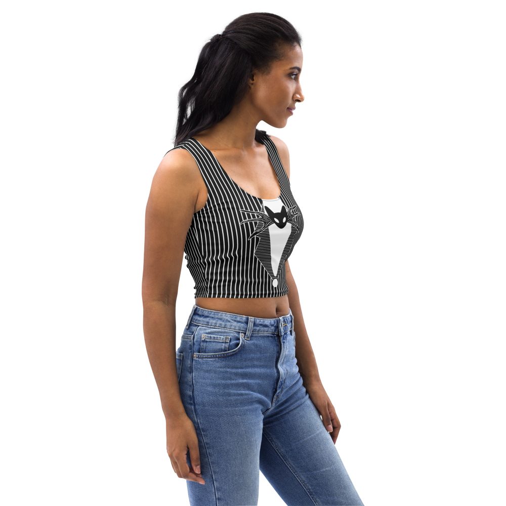 Jack Skellington Nightmare Before Christmas Costume Crop Top - Image 9