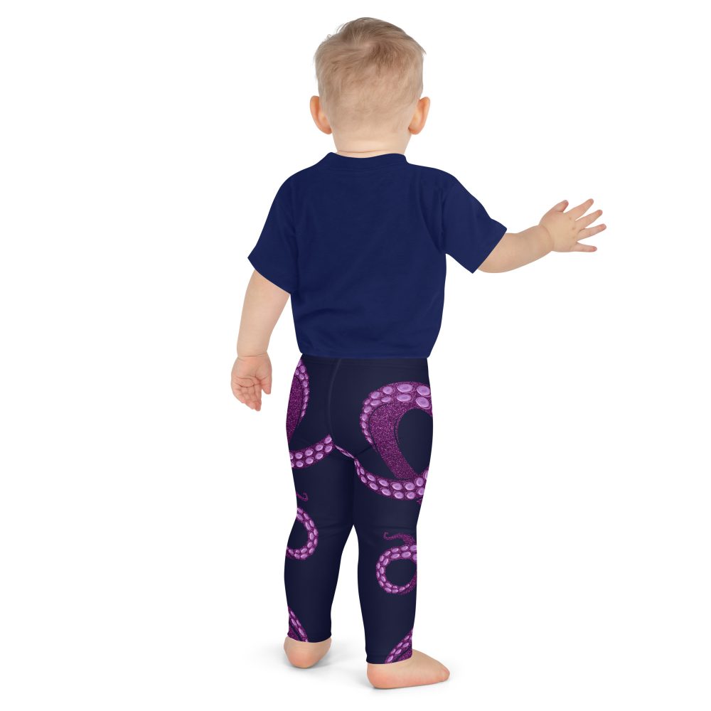 Ursula Costume Sea Witch Octopus Villain Kid's Leggings - Image 7