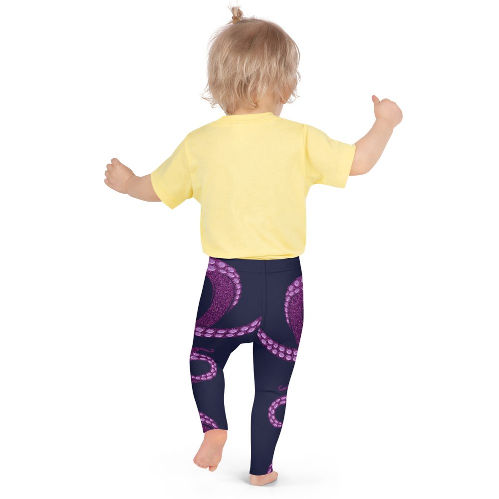Ursula Costume Sea Witch Octopus Villain Kid's Leggings - Image 9