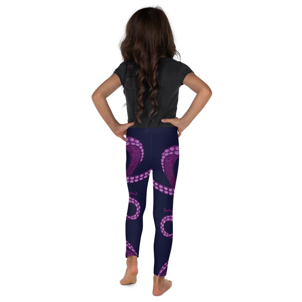 Ursula Costume Sea Witch Octopus Villain Kid's Leggings - Image 11