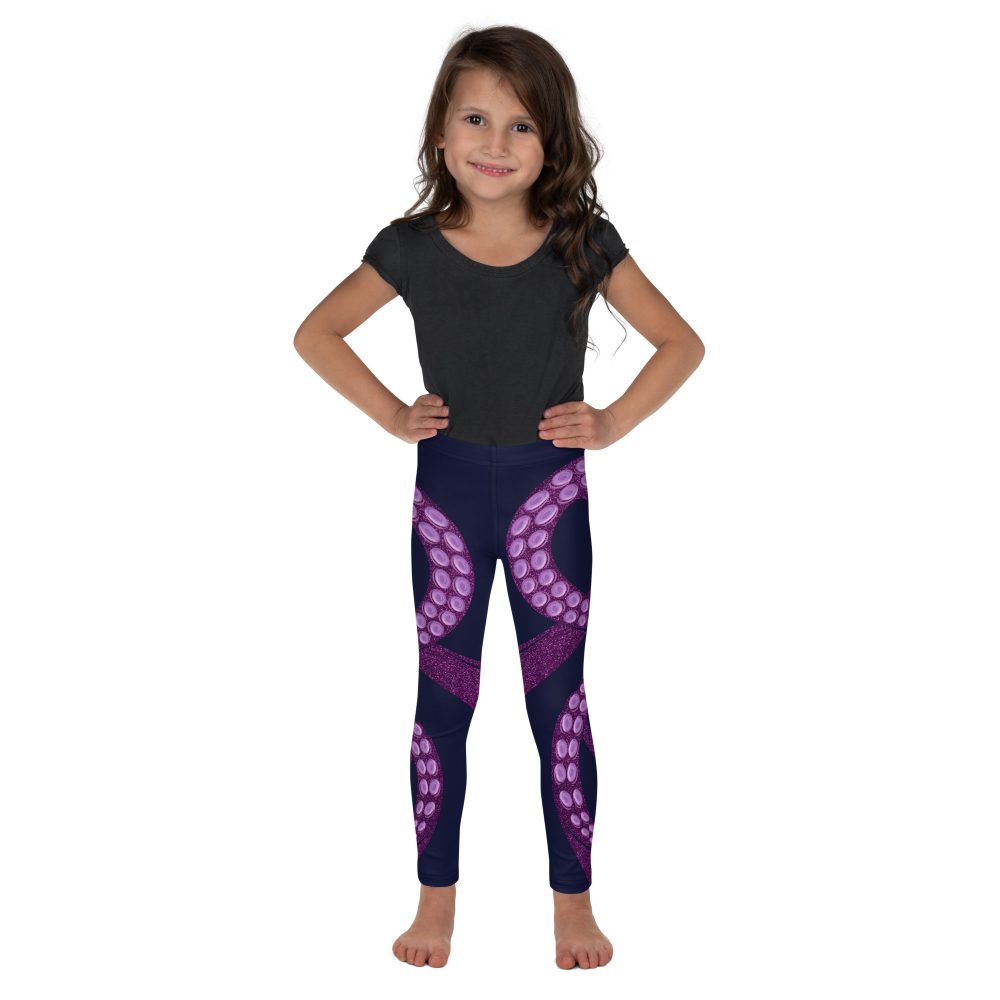 Ursula Costume Sea Witch Octopus Villain Kid's Leggings