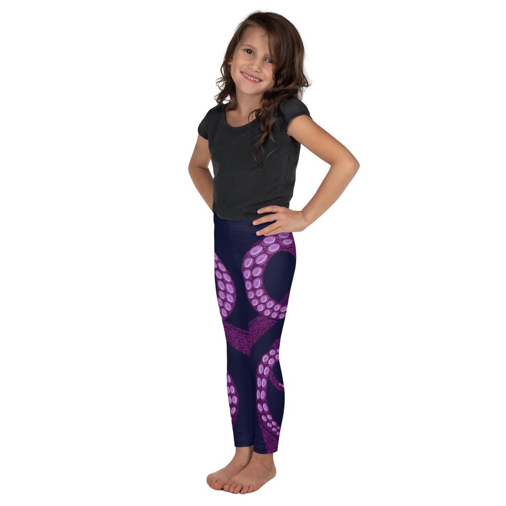 Ursula Costume Sea Witch Octopus Villain Kid's Leggings - Image 12