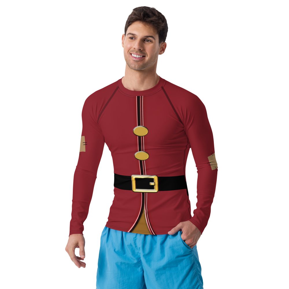 Men's Grumpy Costume Snow White Seven Dwarfs Men's Long Sleeve Shirt - Image 2
