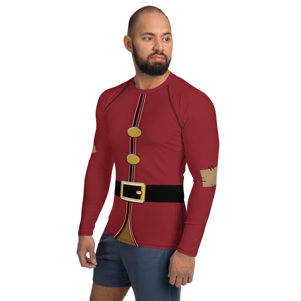 Men's Grumpy Costume Snow White Seven Dwarfs Men's Long Sleeve Shirt - Image 7