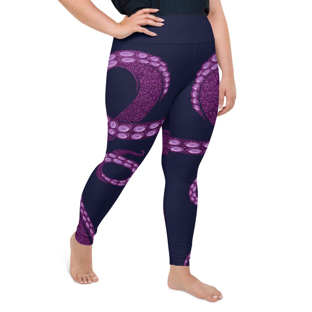 Ursula Costume Sea Witch Octopus Villain Plus Size Leggings - Image 5
