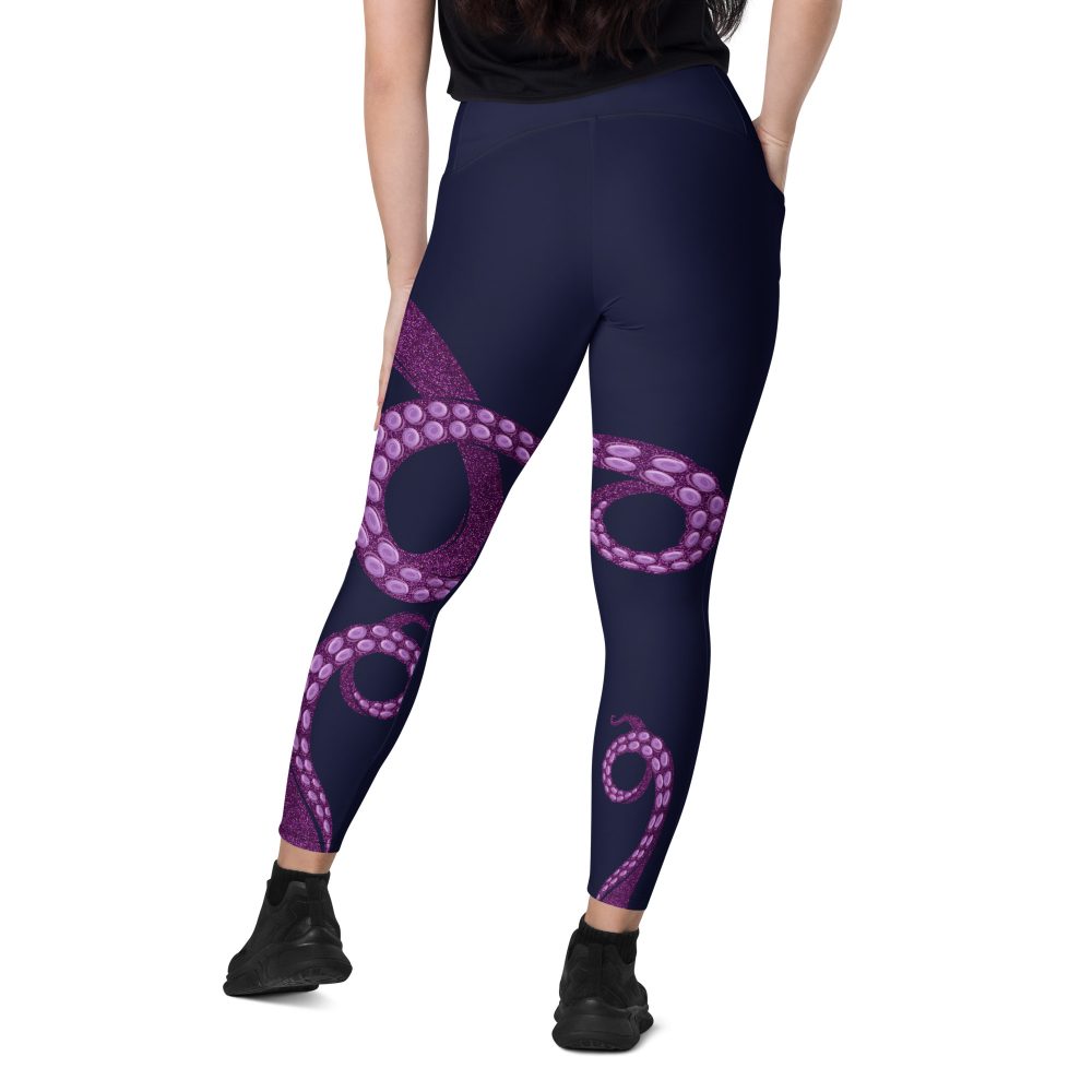 Ursula Costume Sea Witch Octopus Villain Crossover leggings with pockets - Image 8