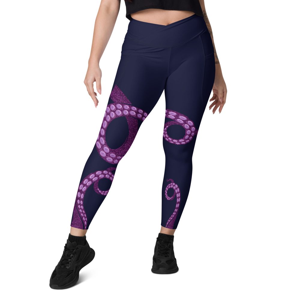 Ursula Costume Sea Witch Octopus Villain Crossover leggings with pockets - Image 7