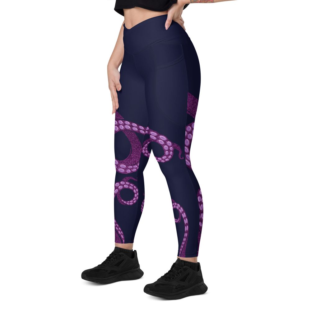 Ursula Costume Sea Witch Octopus Villain Crossover leggings with pockets - Image 9