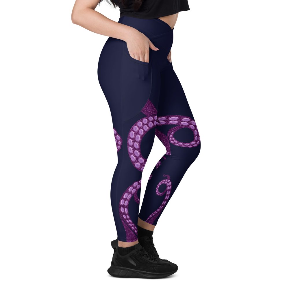 Ursula Costume Sea Witch Octopus Villain Crossover leggings with pockets