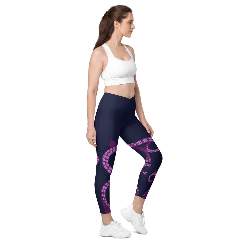 Ursula Costume Sea Witch Octopus Villain Crossover leggings with pockets - Image 4