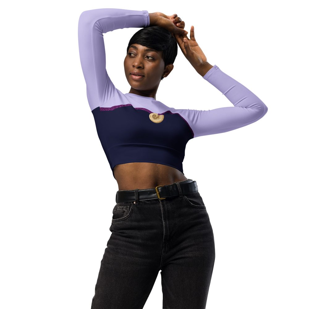 Ursula Costume Sea Witch Octopus Villain Long-sleeve crop top - Image 7