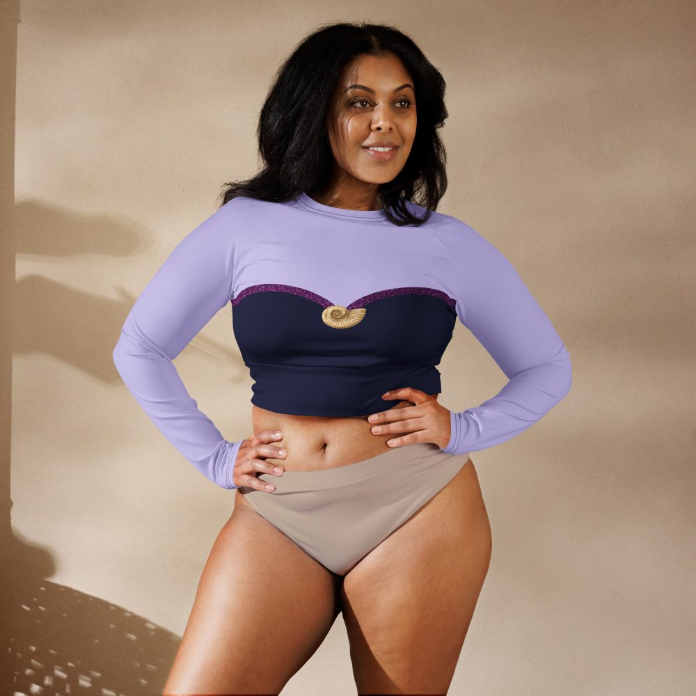 Ursula Costume Sea Witch Octopus Villain Long-sleeve crop top - Image 3