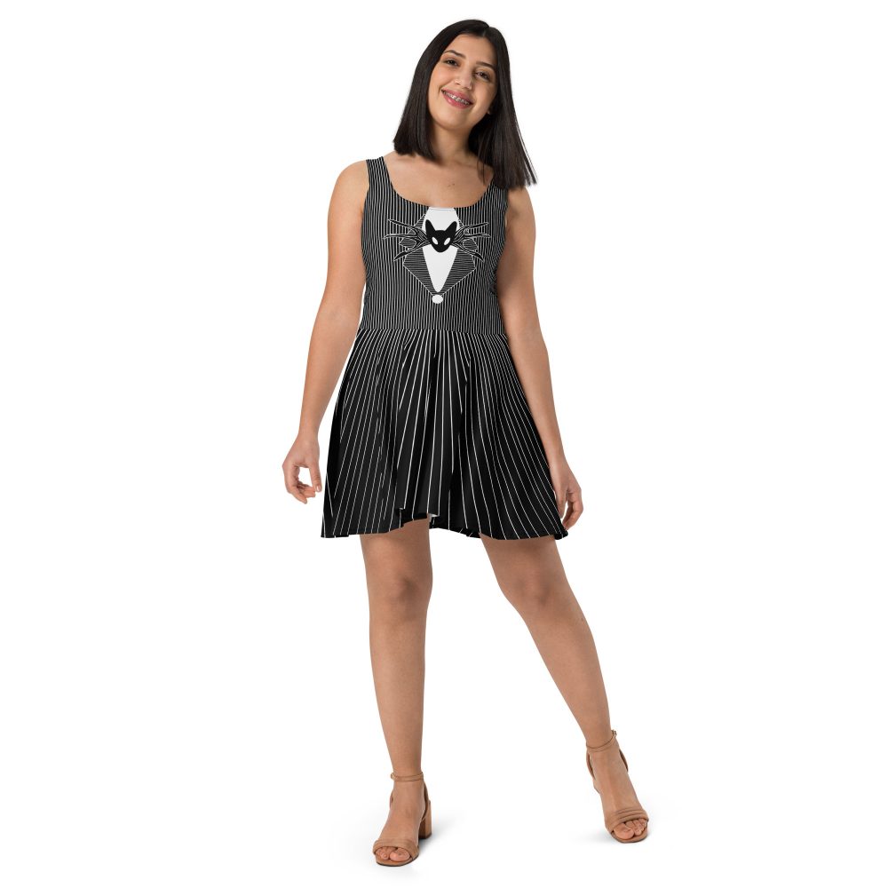 Jack Skellington Nightmare Before Christmas Costume Skater Dress