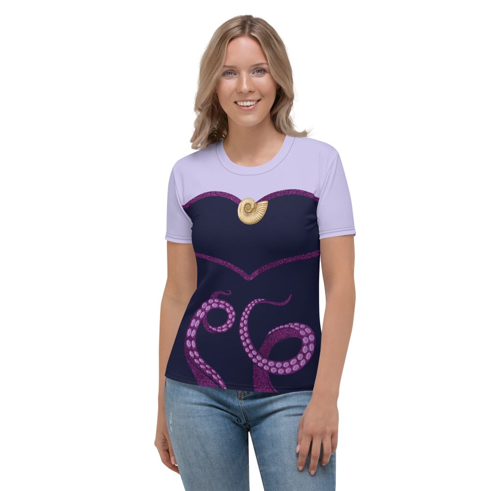Ursula Costume Sea Witch Octopus Villain Women's T-shirt