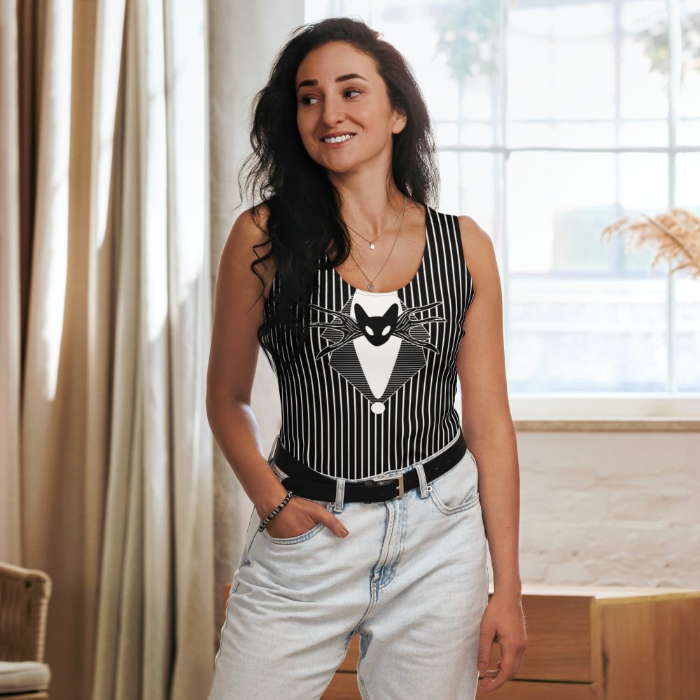 Jack Skellington Nightmare Before Christmas Costume Tank Top - Image 6