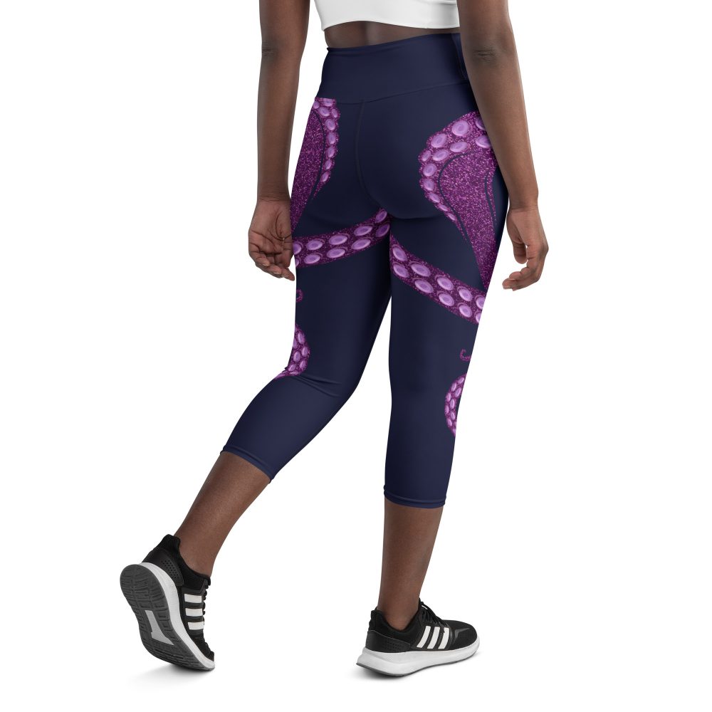 Ursula Costume Sea Witch Octopus Villain Yoga Capri Leggings - Image 13