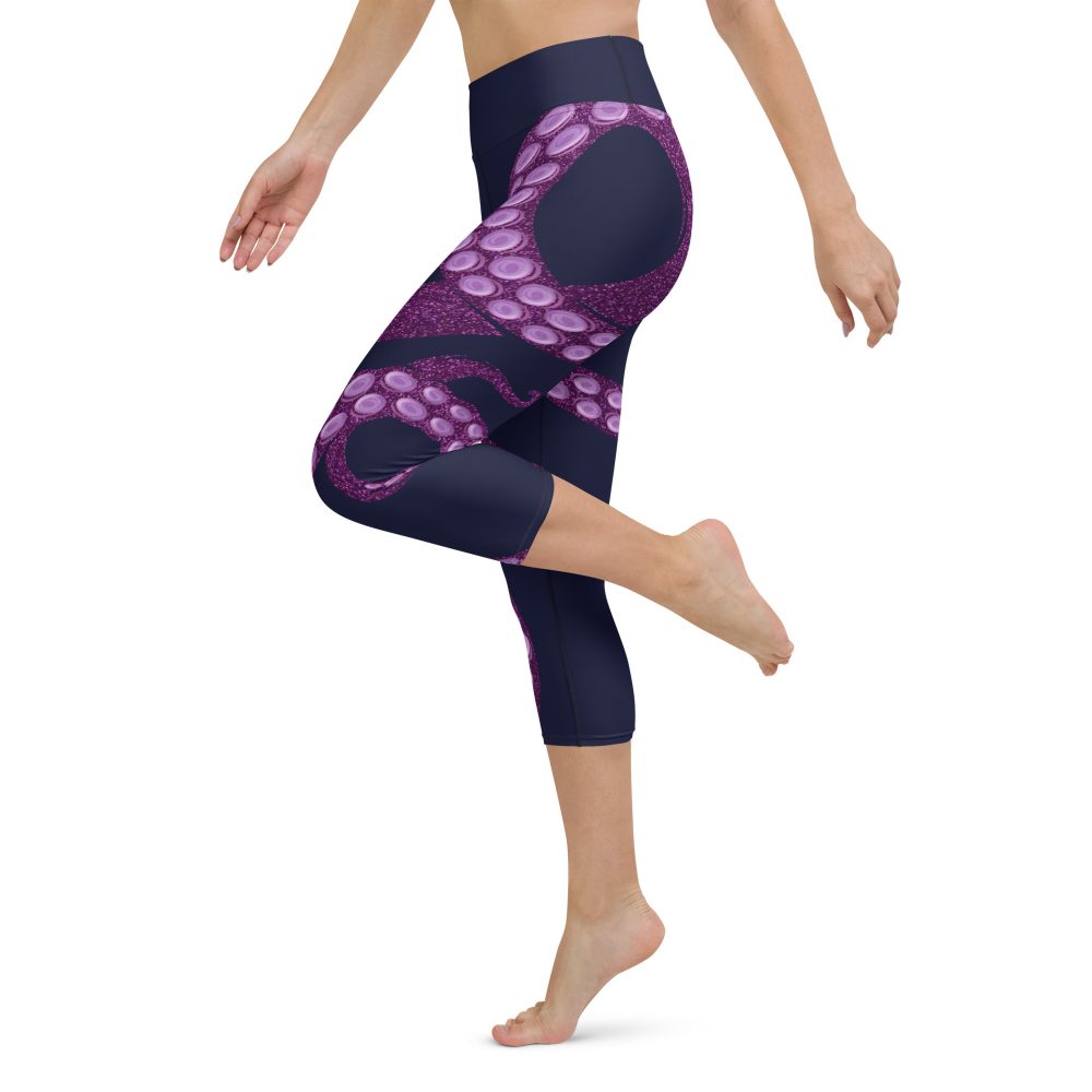 Ursula Costume Sea Witch Octopus Villain Yoga Capri Leggings - Image 6