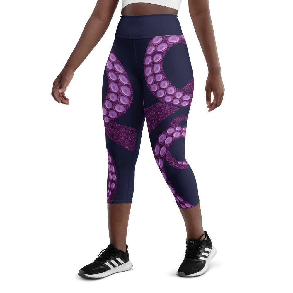 Ursula Costume Sea Witch Octopus Villain Yoga Capri Leggings - Image 12