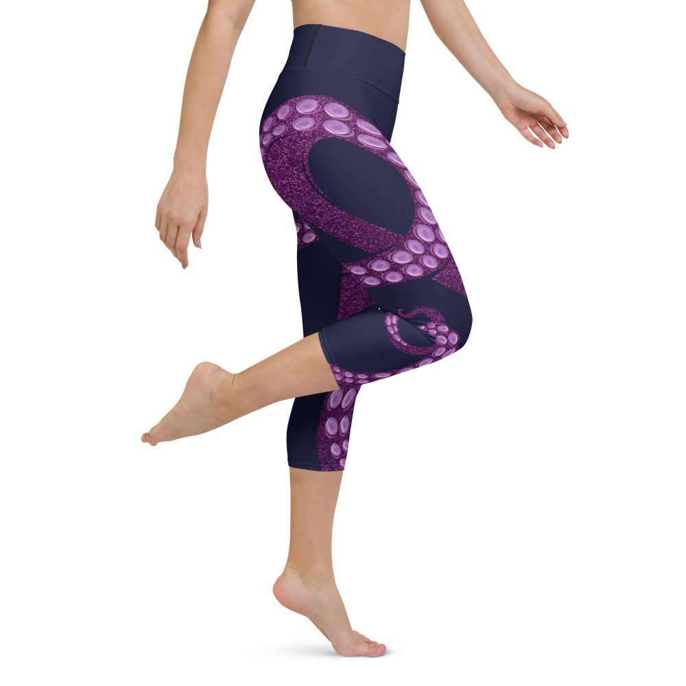 Ursula Costume Sea Witch Octopus Villain Yoga Capri Leggings - Image 8