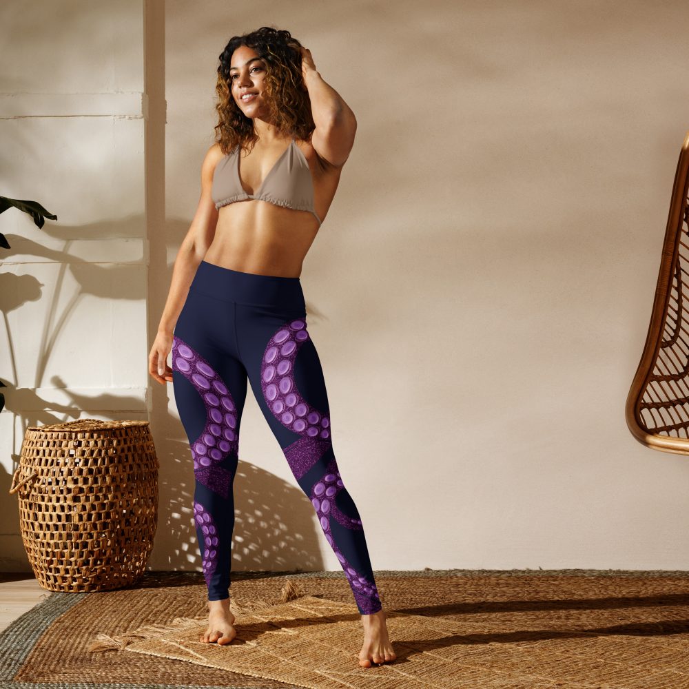 Ursula Costume Sea Witch Octopus Villain Yoga Leggings - Image 4