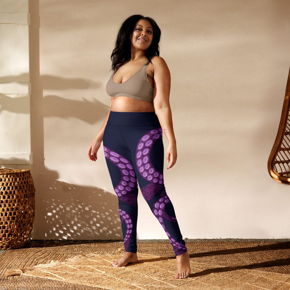 Ursula Costume Sea Witch Octopus Villain Yoga Leggings - Image 6