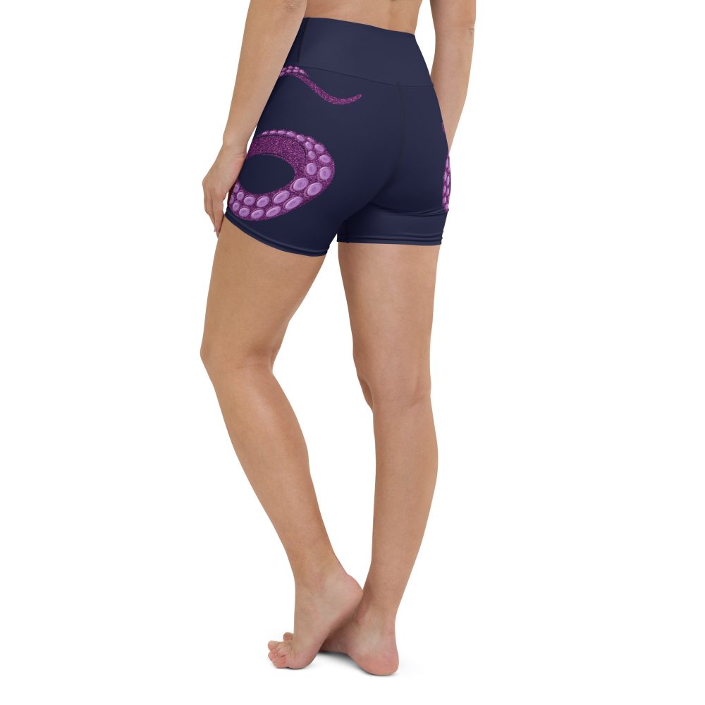 Ursula Costume Sea Witch Octopus Villain Yoga Shorts - Image 6