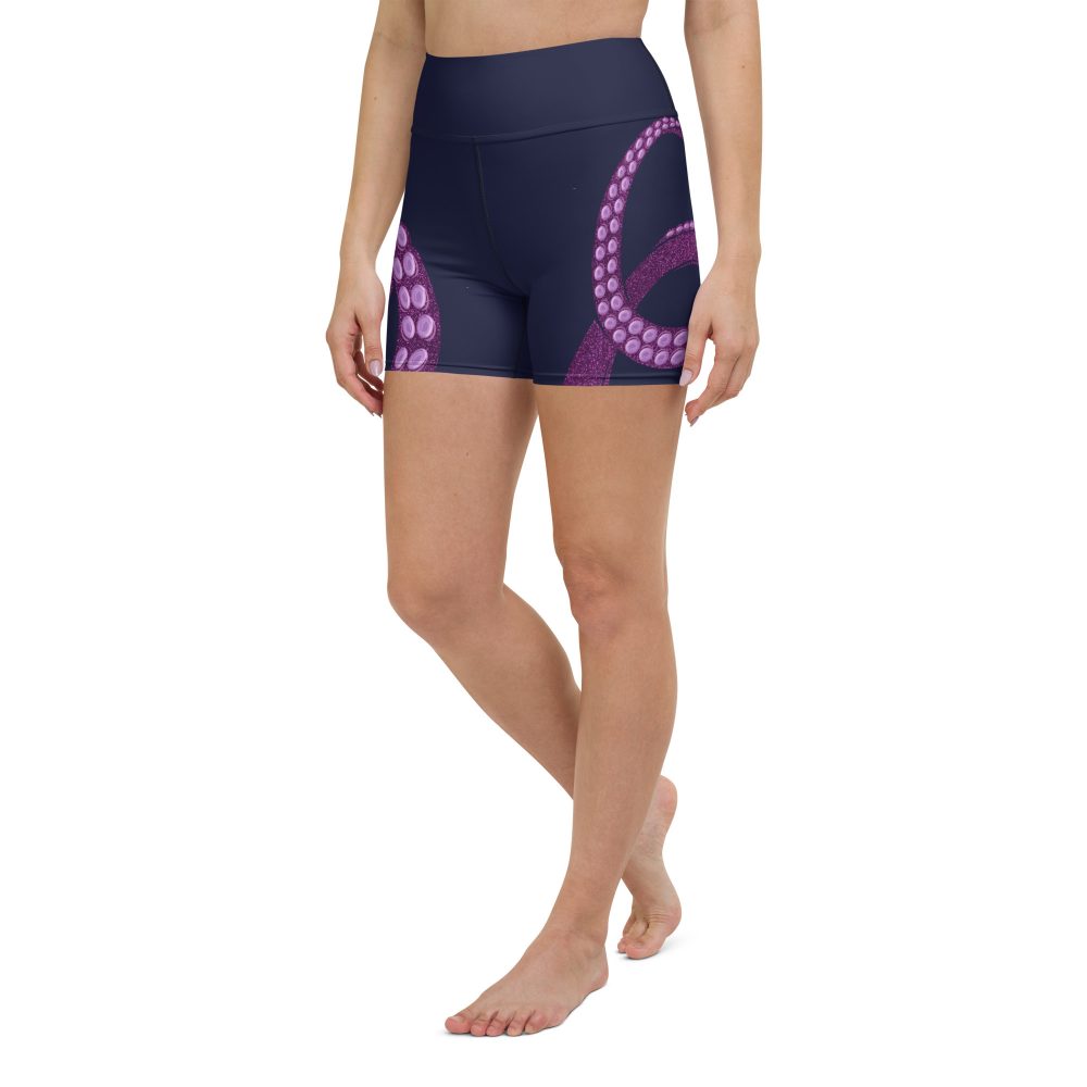 Ursula Costume Sea Witch Octopus Villain Yoga Shorts - Image 3