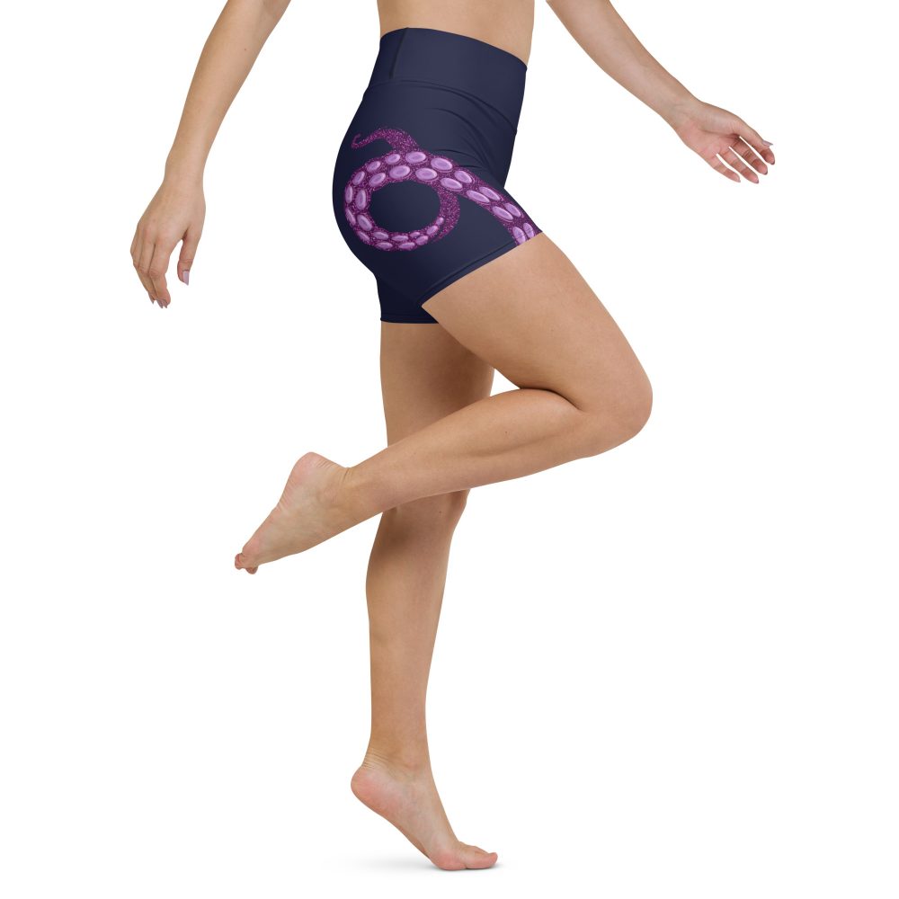 Ursula Costume Sea Witch Octopus Villain Yoga Shorts - Image 4