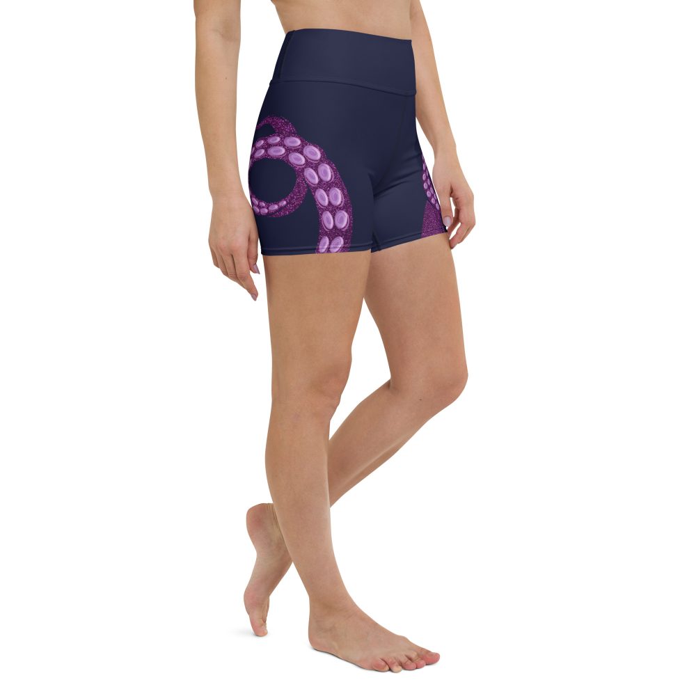 Ursula Costume Sea Witch Octopus Villain Yoga Shorts - Image 5