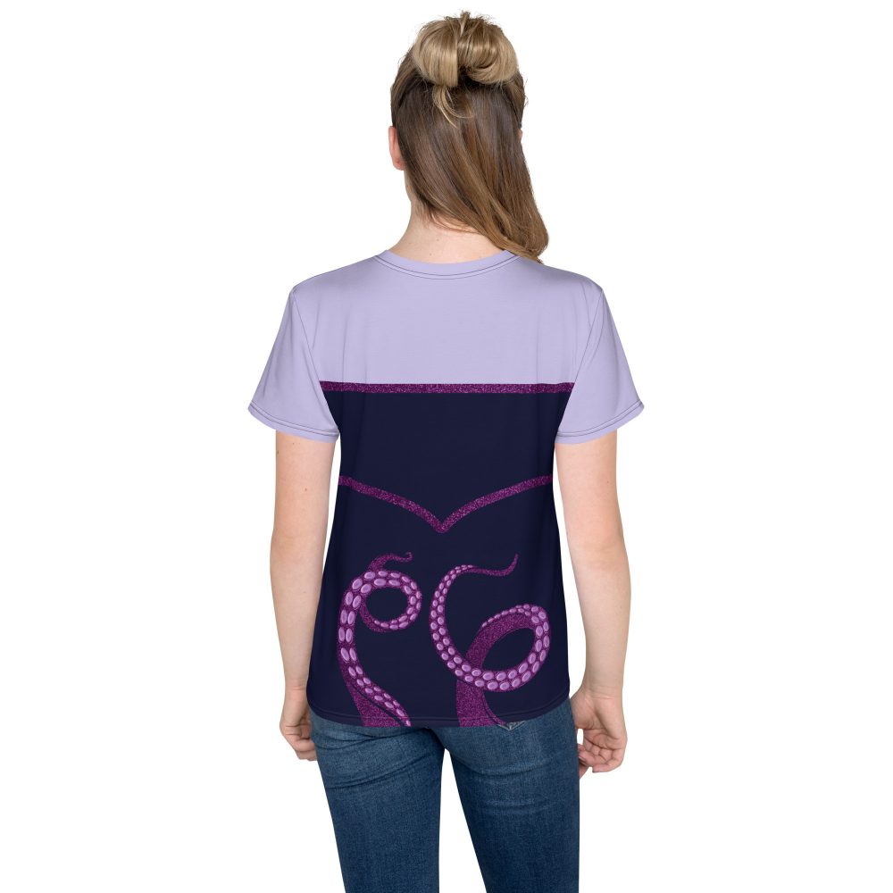 Ursula Costume Sea Witch Octopus Villain Youth crew neck t-shirt - Image 3