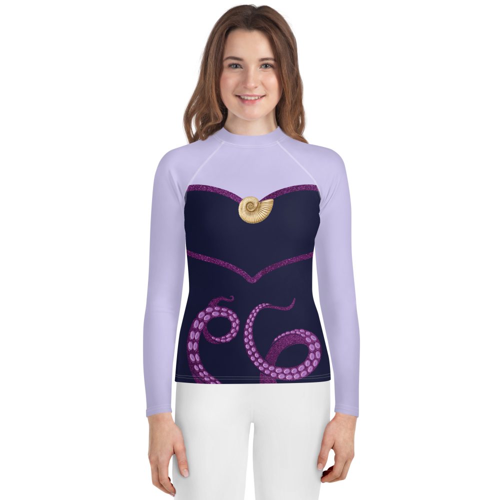 Ursula Costume Sea Witch Octopus Villain Youth Rash Guard