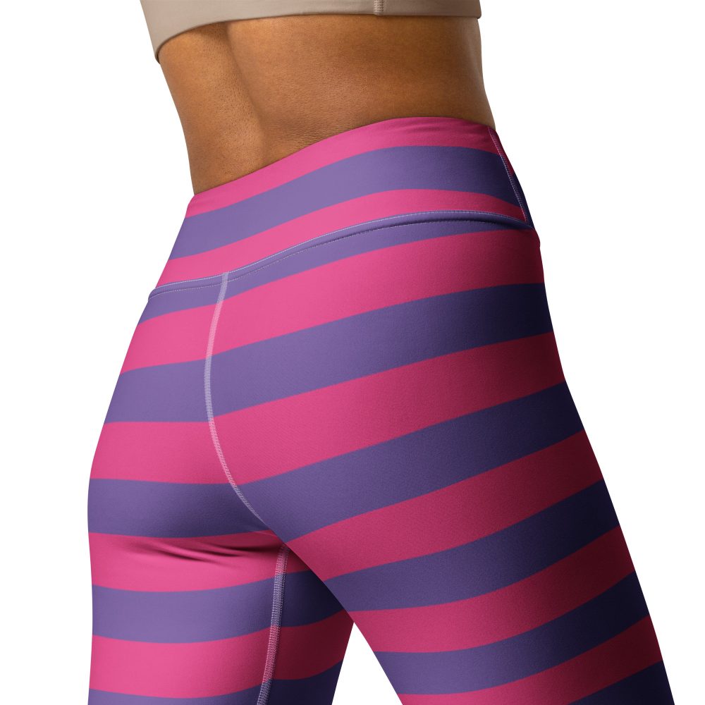 Cheshire Cat Costume Alice in Wonderland Halloween Cosplay Yoga Leggings - Image 7