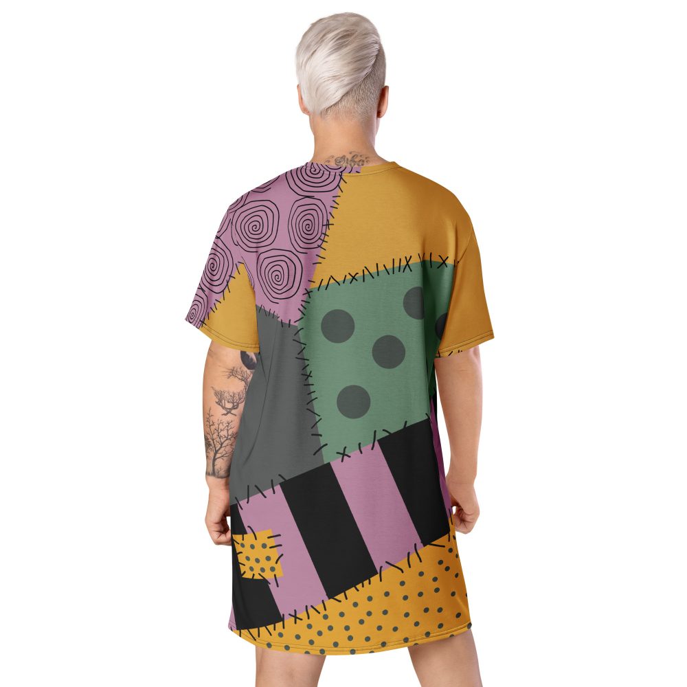 Nightmare Sally Costume Halloween Cosplay T-shirt dress - Image 2