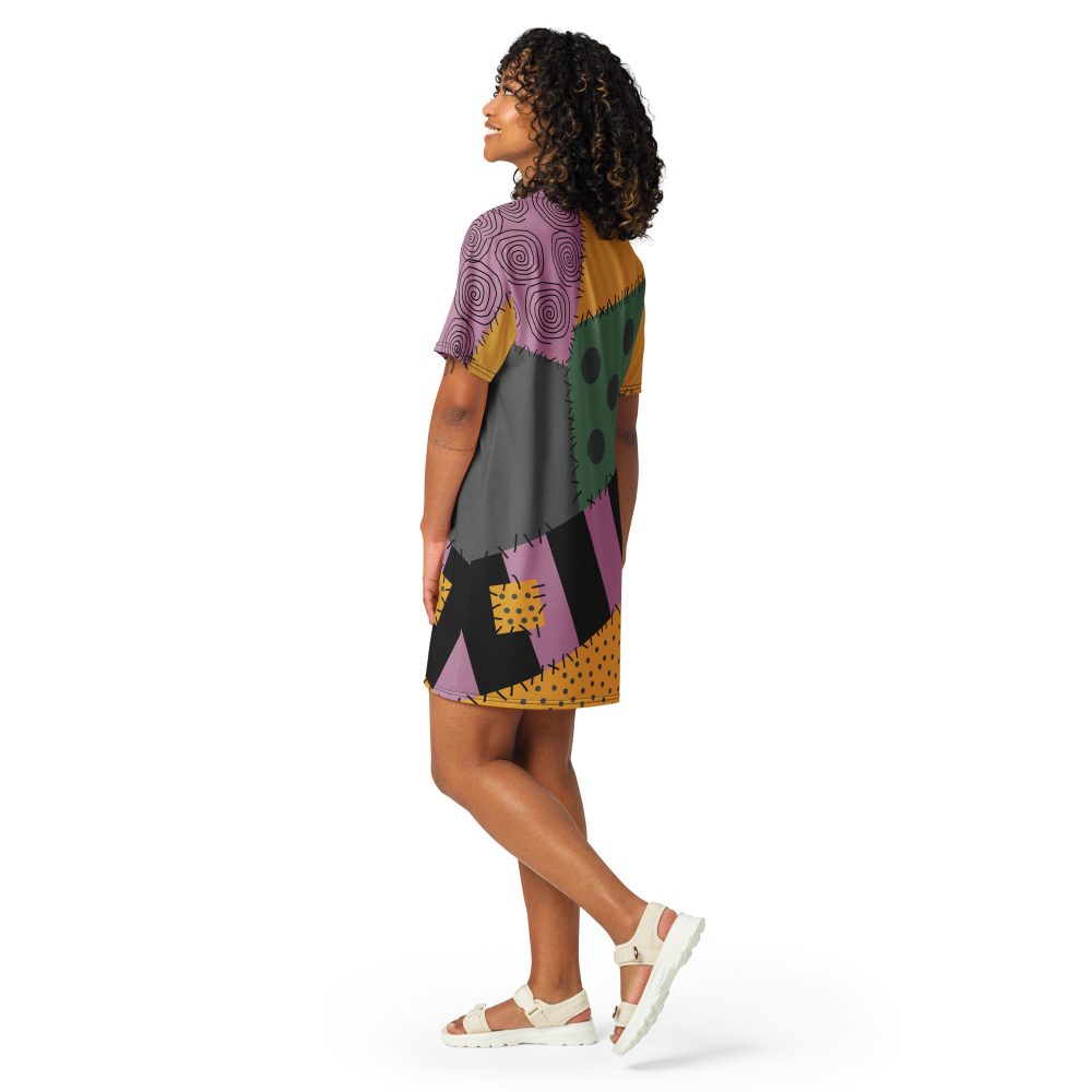 Nightmare Sally Costume Halloween Cosplay T-shirt dress - Image 3