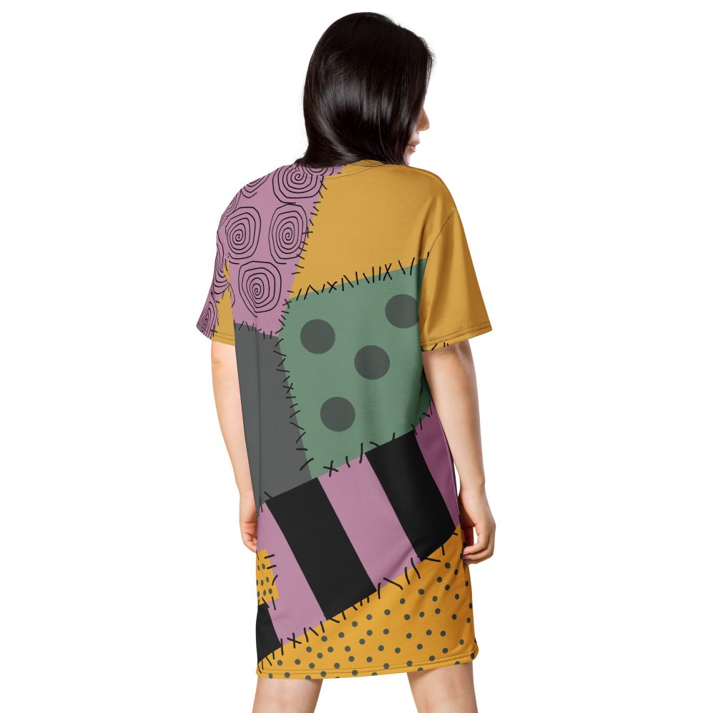 Nightmare Sally Costume Halloween Cosplay T-shirt dress - Image 8